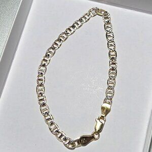 Timeless Gold and Silver Chain Bracelet